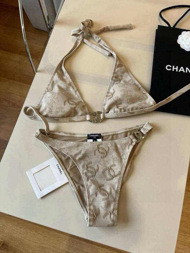 Chanel Chanel bikini swimsuit latest fabric SML Xl DDD