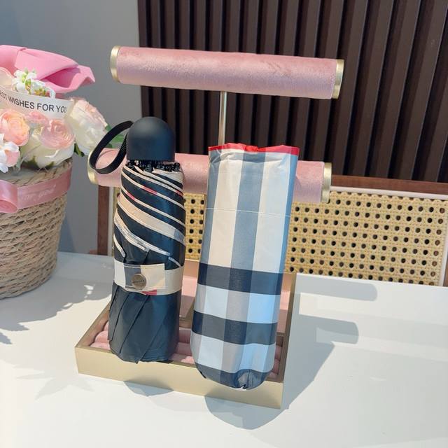 Burberry Burberry Classic Check 50% folding manual umbrella made of Taiwan impor