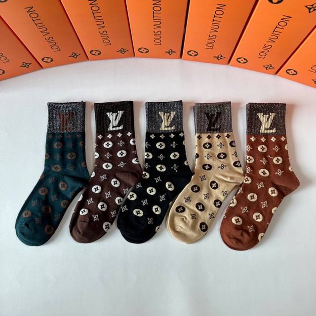 Special counter packaging Lv Louis Vuitton new gold thread medium and long pile