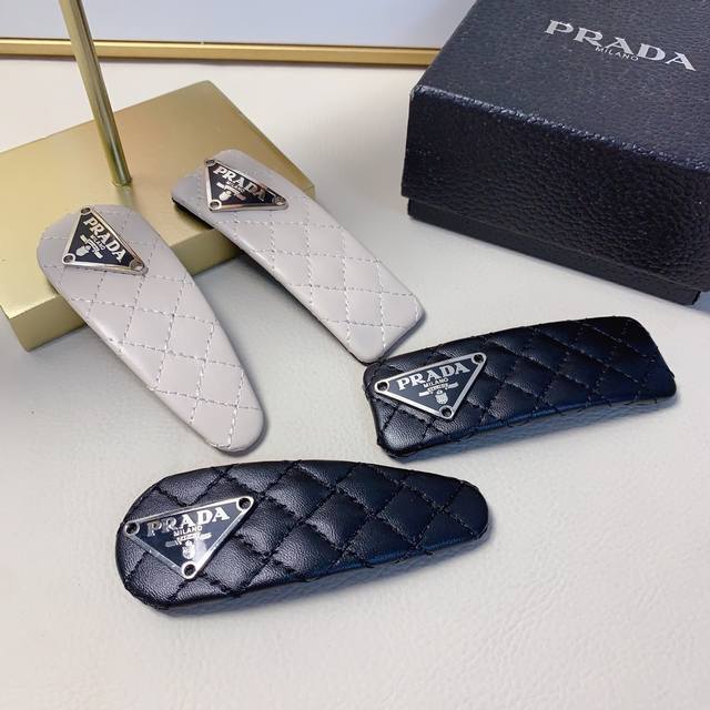 Prada Prada hairpin diamond triangle