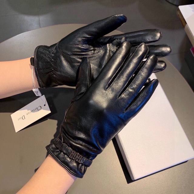 New exclusive debut touch screen gloves Dior Dior original quality official web