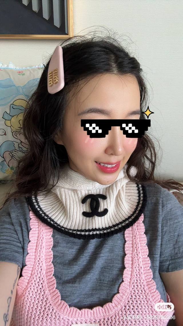 Chanel Chanel pullover wool hat, hat and scarf dual use, super cost-effective DD