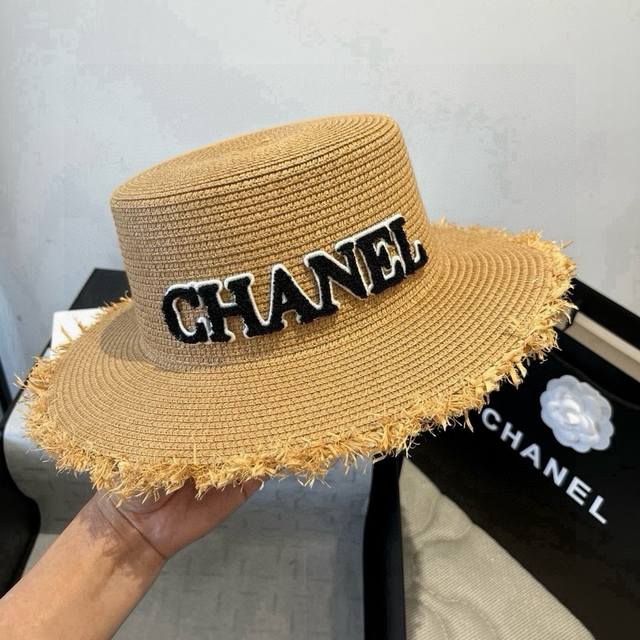 Chanel flat top hat DDD