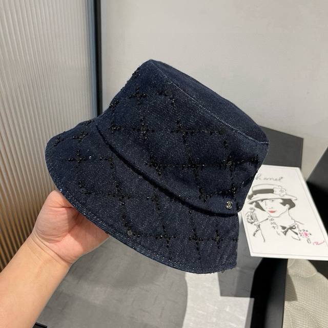 Chanel original bucket hat, haute couture, 2025 new style, head circumference 57