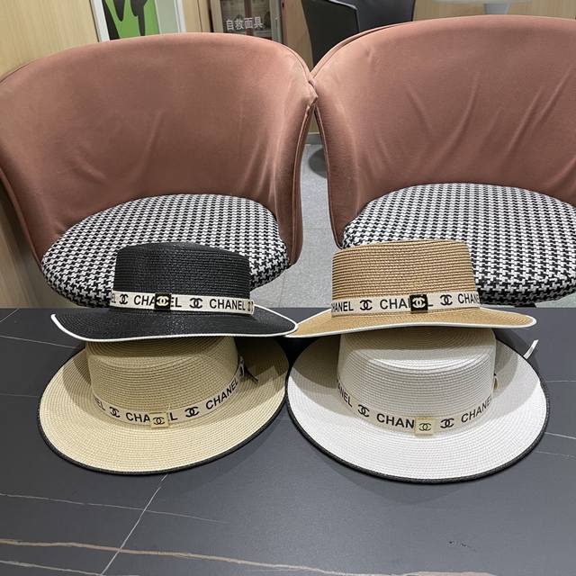 Chanel2025 new straw hat, high-end customization, celebrity style, details to be