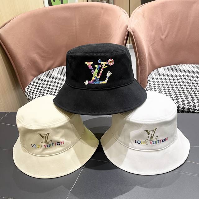 Lv Louis Vuitton new 2025 new style fisherman hat women's spring and autumn all-