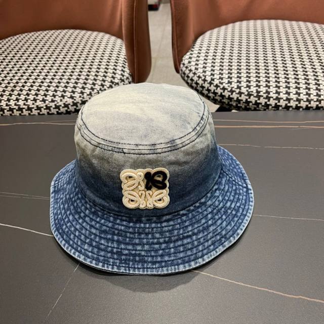 Loewe 2025 new bucket hat, cowboy hat, original quality, complete inner label, h