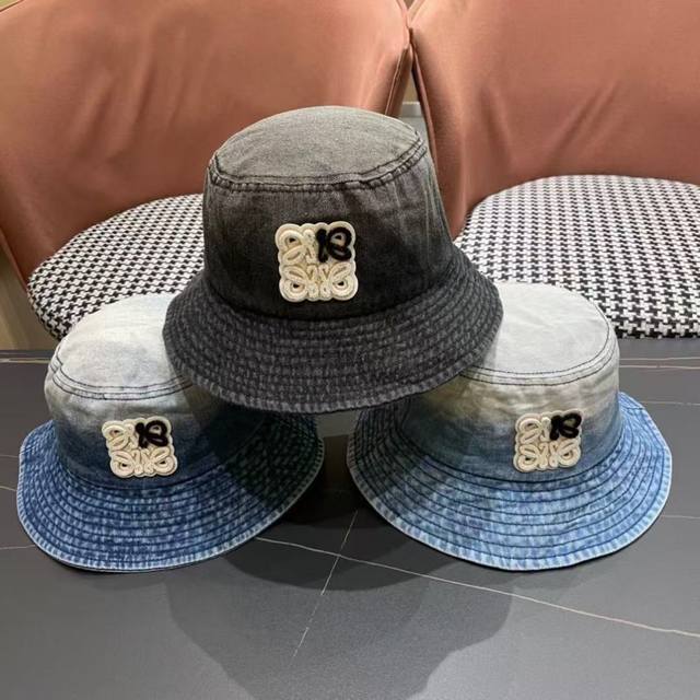 Loewe 2025 new bucket hat, cowboy hat, original quality, complete inner label, h