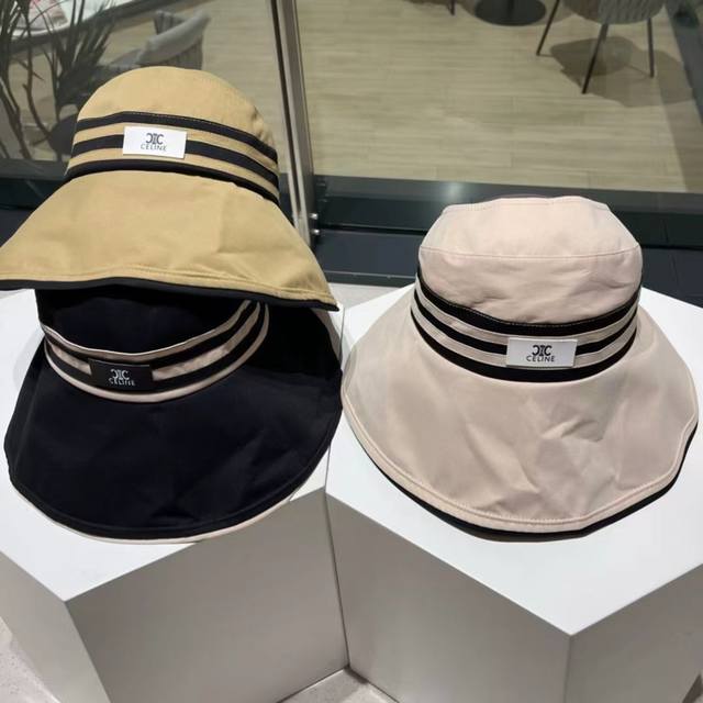 Celine Celine summer new hollow top fisherman hat sun protection travel outdoor