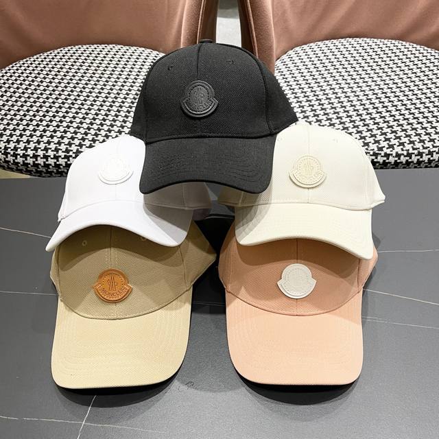 Moncler 2025 spring new baseball cap, wearable in all seasons, high-value fashio