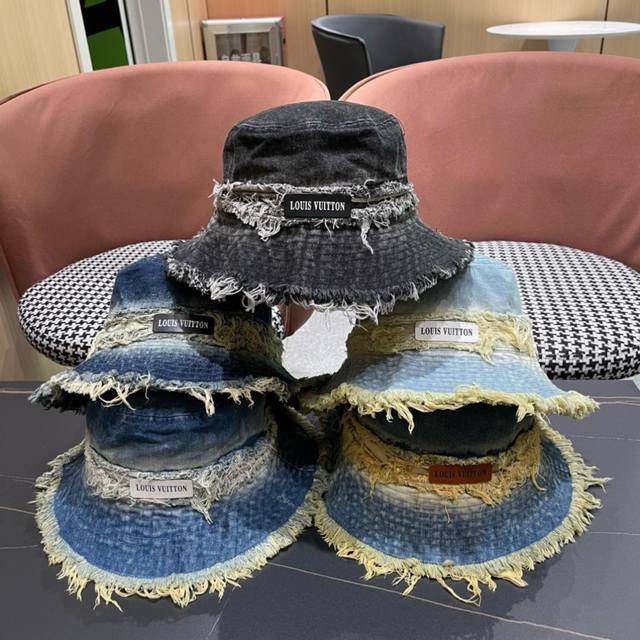 Louis Vuitton baseball cap Louisvuitton Korean style fashionable cowboy bucket h