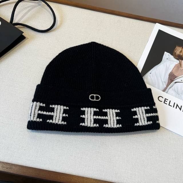 Hermes new knitted wool hat DDD