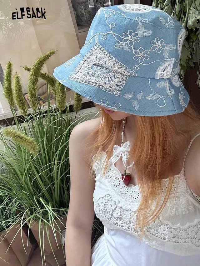 Chanel 2025 trendy fisherman hat for women spring and summer new embroidery sma