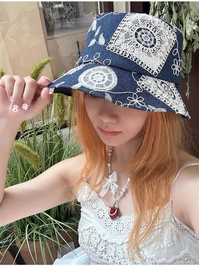 Chanel 2025 trendy fisherman hat for women spring and summer new embroidery sma