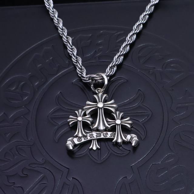 Chrome Hearts' dark future! Ten years of hardcore! Thai silver with antique agi