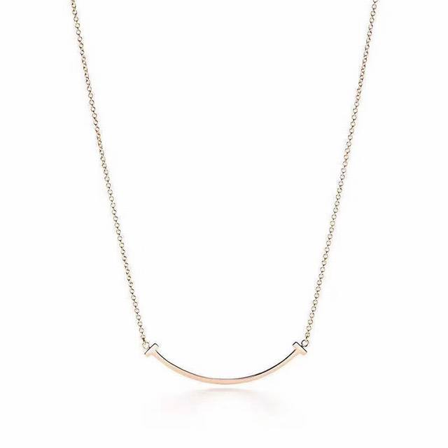Medium glossy version, exquisite version, medium Tiffany & Co. smiley double T n