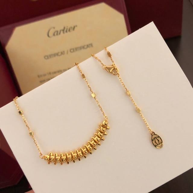 A new, exquisitely crafted Cartier necklace, made from original materials. Avai