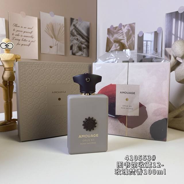 High-end quality Amouage 410553#Library Collection 12-Rose Incense Ml Amouage Th