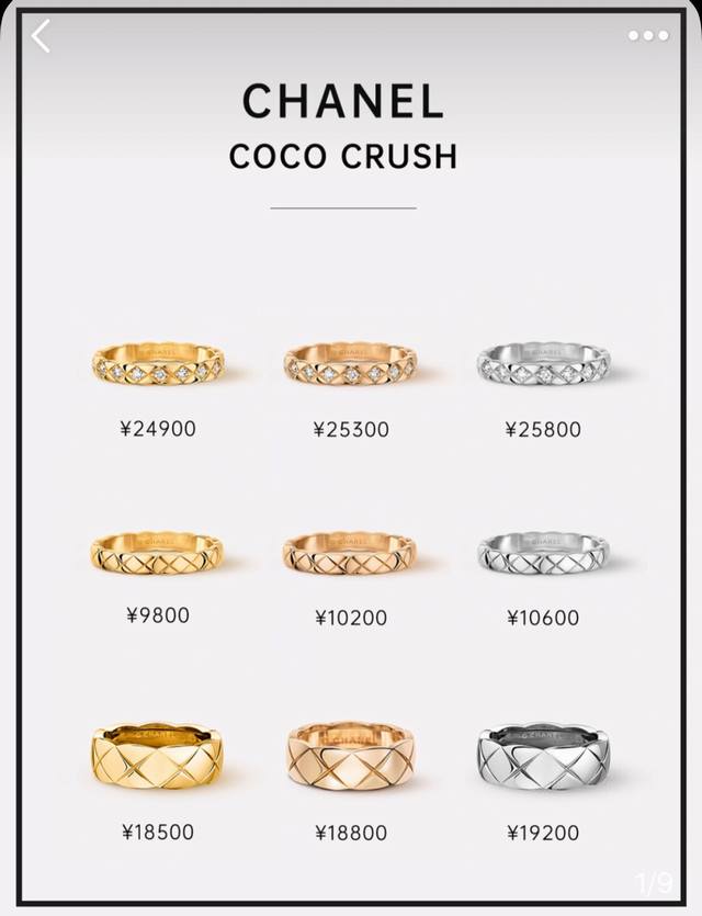 A celebrity-favorite Chanel ring. The timeless, classic Chanel quilted pattern,