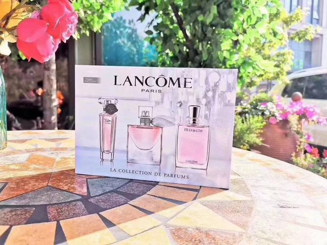 Counter quality Lancome new three-piece perfume set with spray nozzle, Brillian