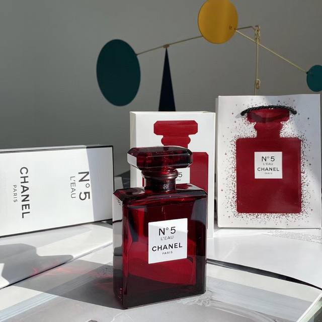Official quality Chanel limited edition red series, commemorative edition No. 5.