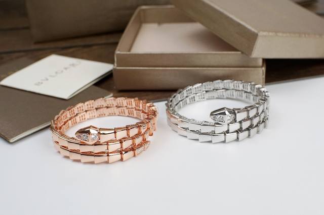 Bvlgari's new double-loop snake bracelet is a modern interpretation of classic c
