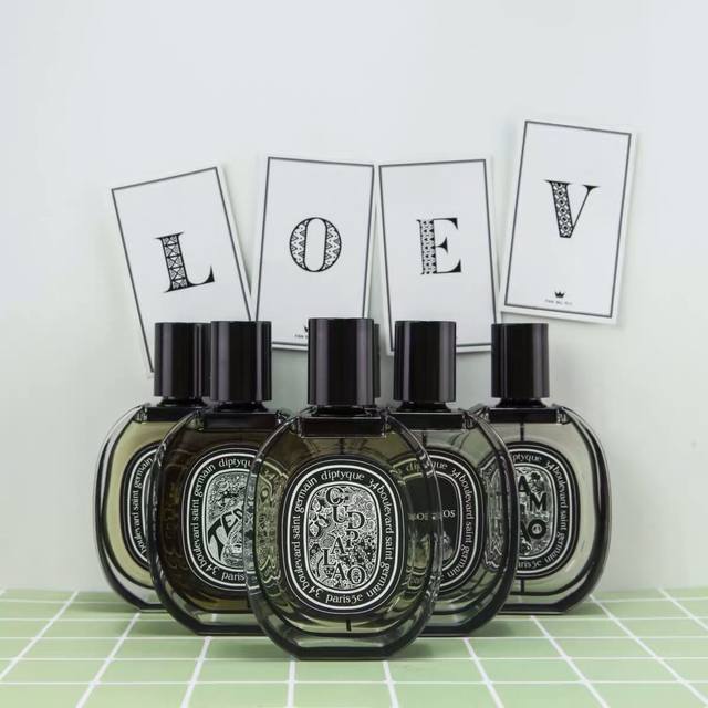 Counter quality Diptyque Black Label Eau de Parfum 75ml, 5 scents 1 Tam Dao 2 Do