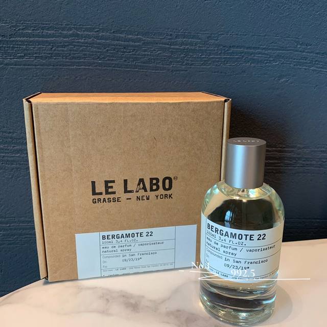 Counter quality Product name: Perfume Laboratory Le Labo Bergamot 22 Attribute: