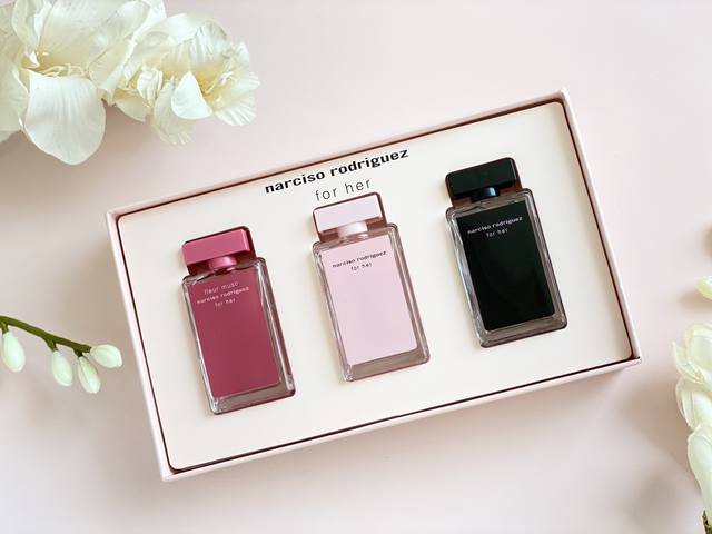 Counter quality 7.5Ml Naxisu Q version perfume set, cool female fragrance, gentl