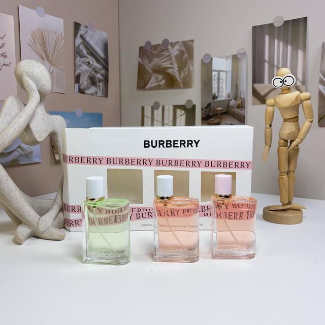 Burberry Flower & Her perfume sample 30ml three-piece set! Contains: 30ml * 3 w