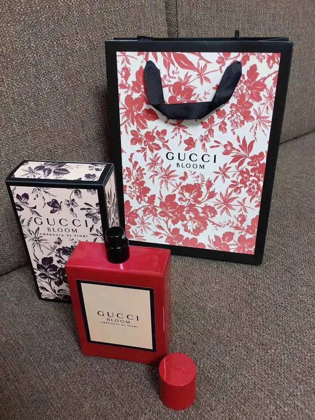 Counter quality Gucci's new retro red bottle Boom perfume Counter authentic prod
