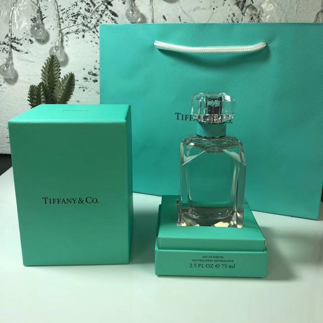 Counter quality Tiffany Tiffany perfume Coty cooperation new diamond bottle wom
