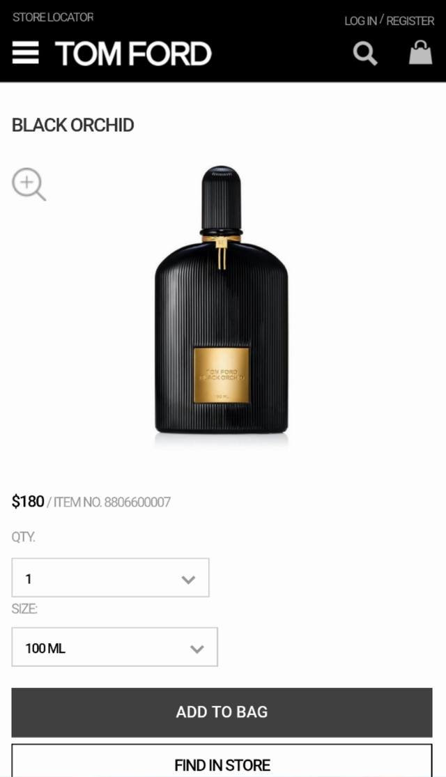 Counter quality Tf Tom Ford Midnight Orchid Classic Black Orchid Women's Perfume
