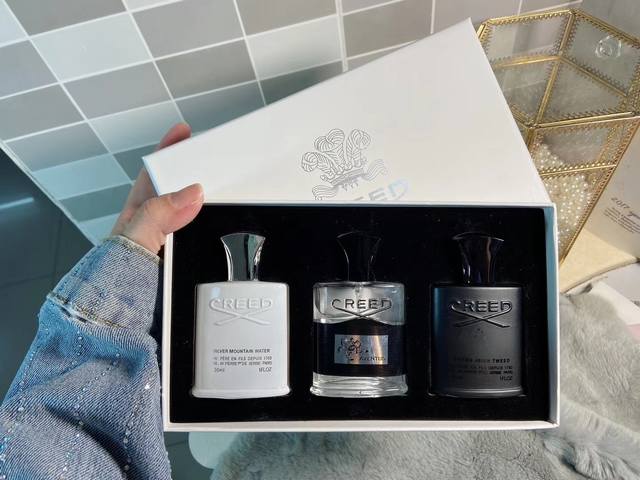 Original, high-quality Creed Faith Eau de Parfum trio (3 x 30ml), a rare treasu