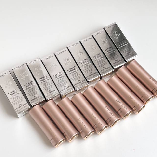 Lancome slim waist pink tube lipstick! Color numbers: 196-274-276-278-289-299-3