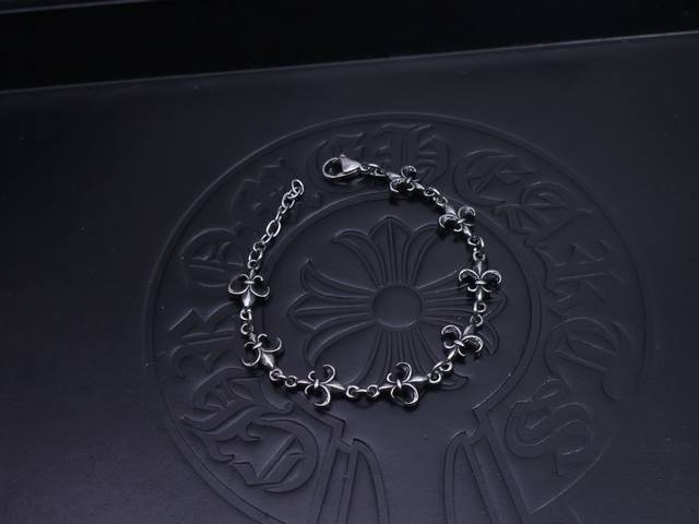 Chrome Hearts bracelets feature distinctive designs and patterns. The cross and