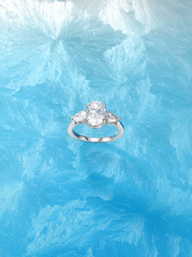We produce a large number of inquiries. The Rich Lady Series oval diamond ring