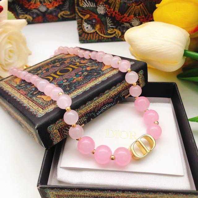 Necklace No. Dxl0222DDDNecklace No. Dsl0172Bracelet DDDDDio*Latest pink pearl ne