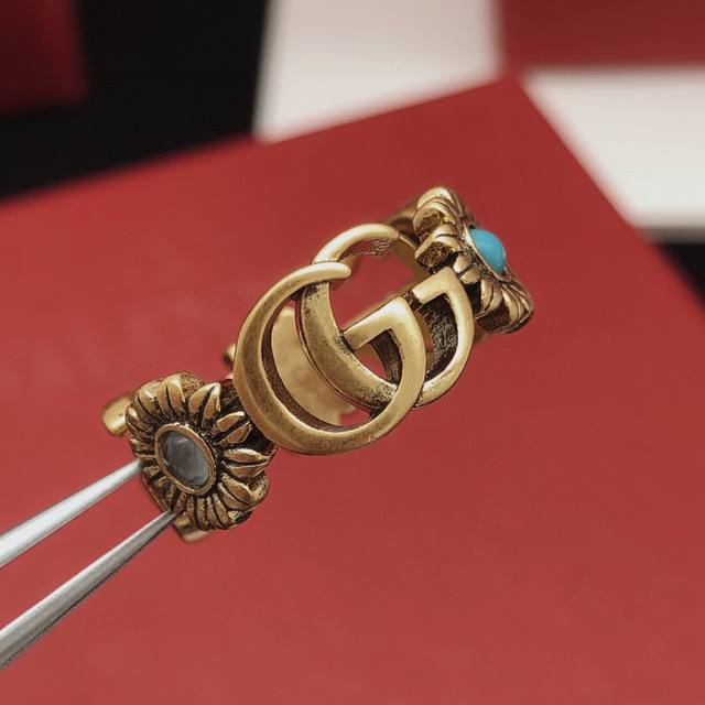 No. Gjz0017 Gucc* latest classic commemorative ring size: 6 7 8 consistent Z ba