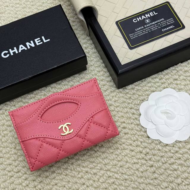 Chanel new model, model: Ap5050 31 card holder sheepskin ball pattern This new