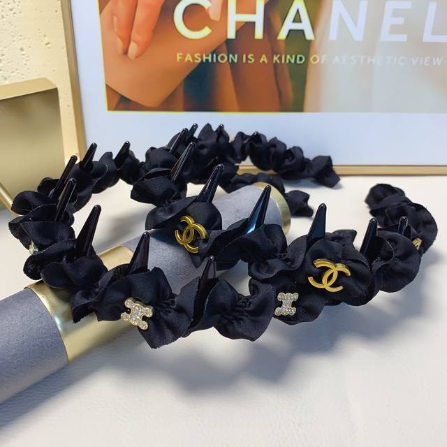 Chanel Celine Light luxury style headband temperament versatile little fairy mus