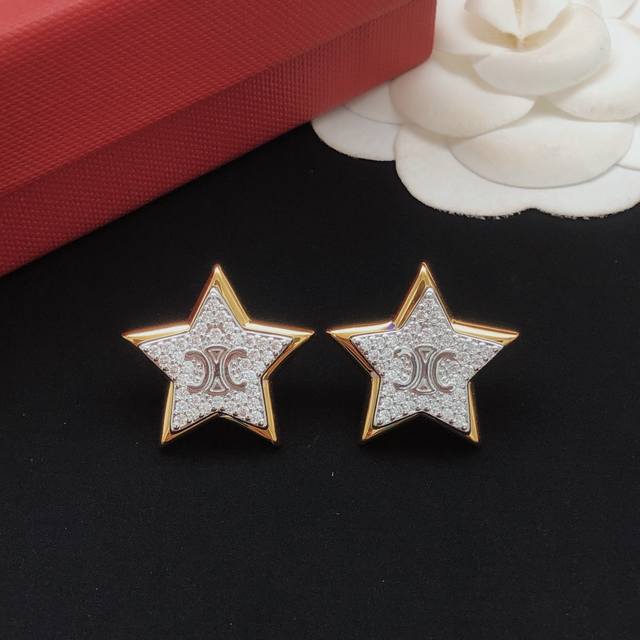 No. Sled0001 Celine* latest constellation earrings consistent Zp brass material