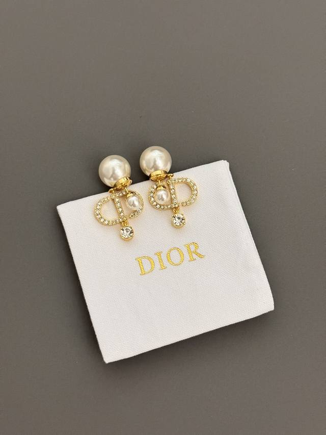 earrings D*Or latest Cd diamond pearl earrings consistent Zp brass material DDD