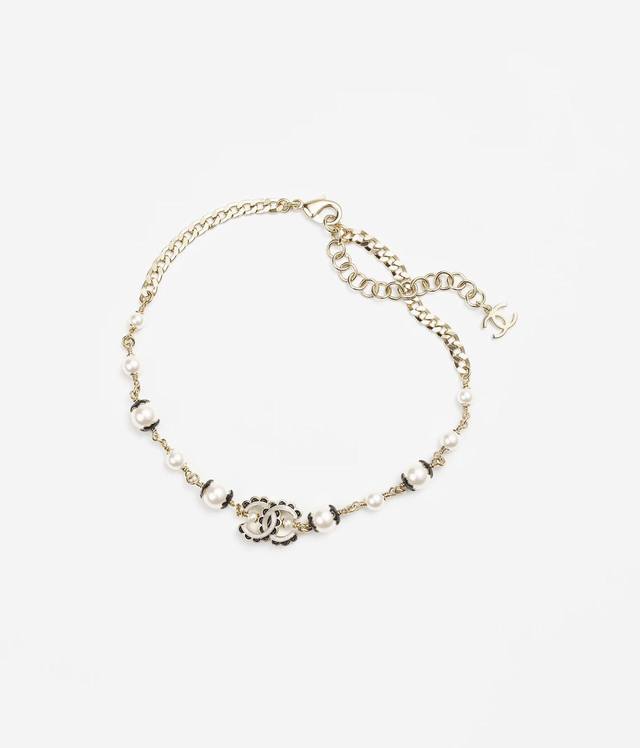 Xiaoxiang 24B new black lace white C necklace Purchasing agent Z4500, this must