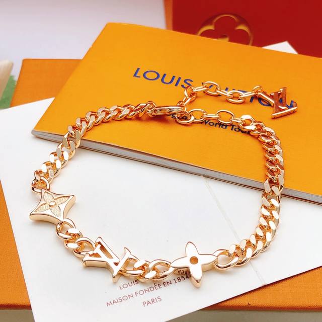 No.Lsl0213 Lv*Latest rose gold smooth bracelet consistent Z batch brass material