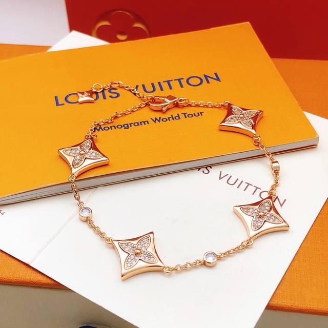 No.Lsl0224 Lv*Latest rose gold diamond bracelet consistent with Z batch brass ma
