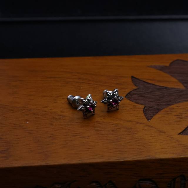 Chrome Hearts Earrings, Dark Faith Earrings Hot Products] Gothic Etching Crafts