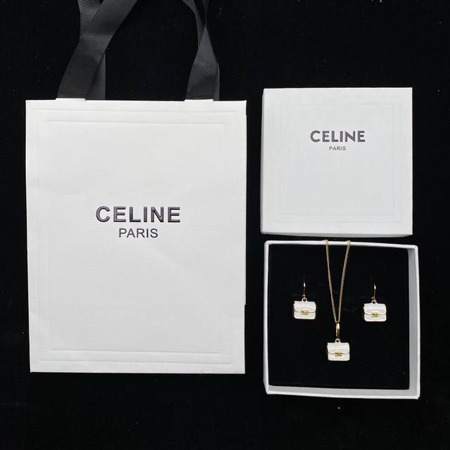 Celine new set necklace earrings DDD