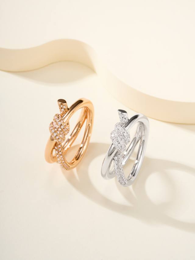 T Knot Double Row Ring, Size 56789T Knot's highly anticipated new Knot ring.The