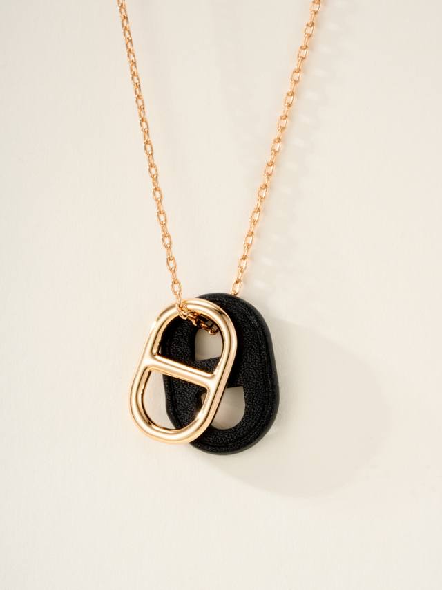 Pig nose leather necklace, a necklace with a very high cost performance among je